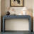 Rustic Console Table with Fluted Drawer Front-1386680950