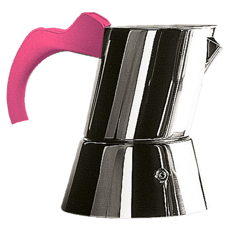 Ergonomica Coffee Maker 4/6 Cups - 1 Piece - Cobalt, Orange, 6.37" H x 4.75" W x 6.75" D
