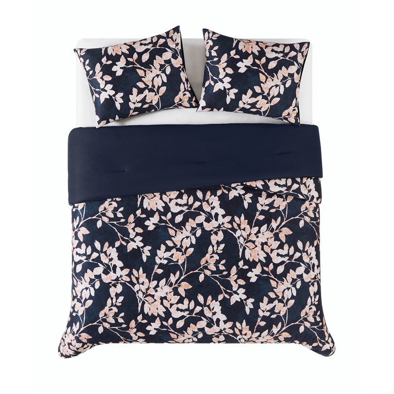Ensemble de literie Vince Camuto Amaya, Housse de couette pour grand lit + 2 taies décora