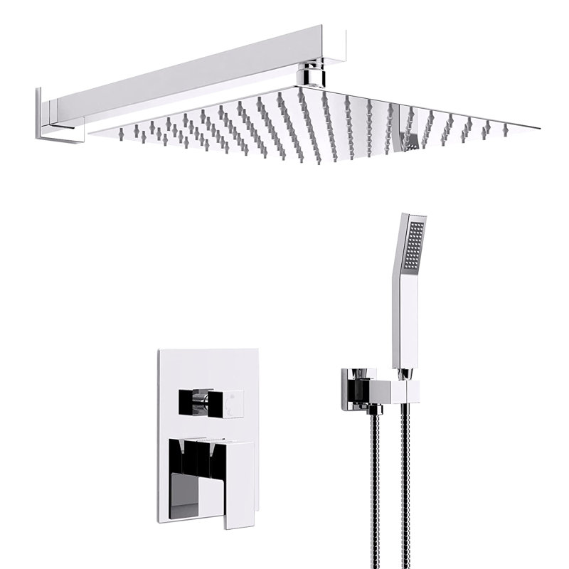 Système de douche complet, Chrome