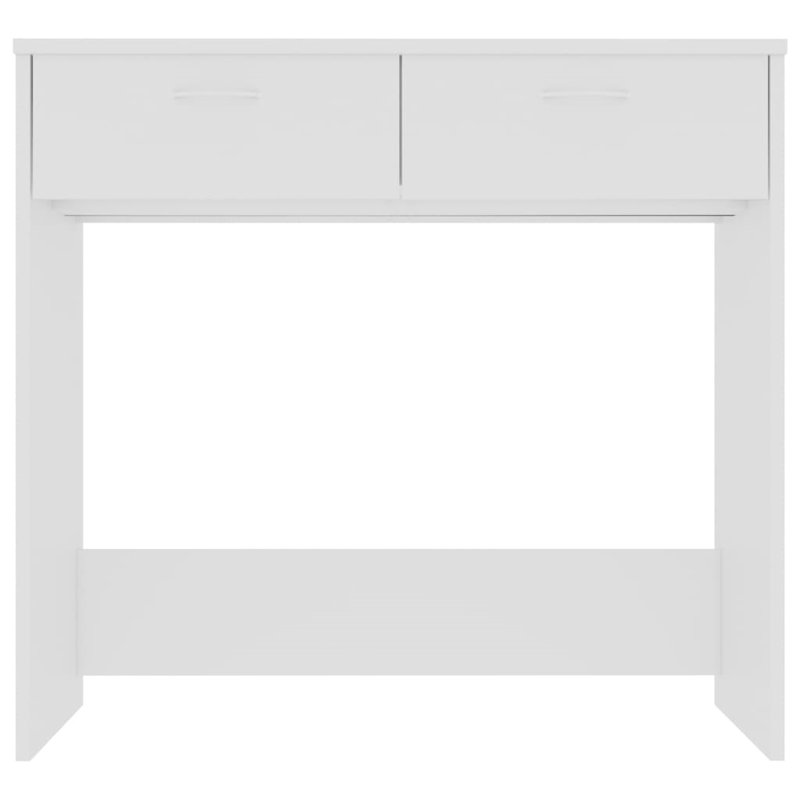 Bureau Bureau d'ordinateur Bureau à domicile Table de travail en bois d'ingénierie, Blanc