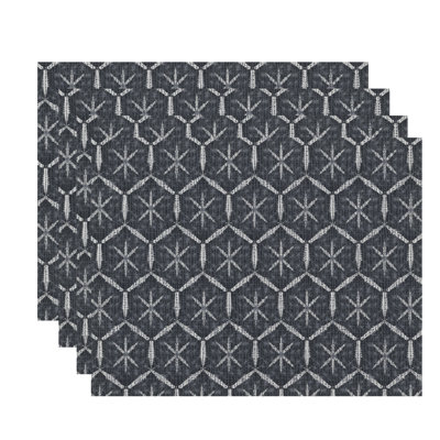 Avalon Polyester Geometric Rectangle Placemat
