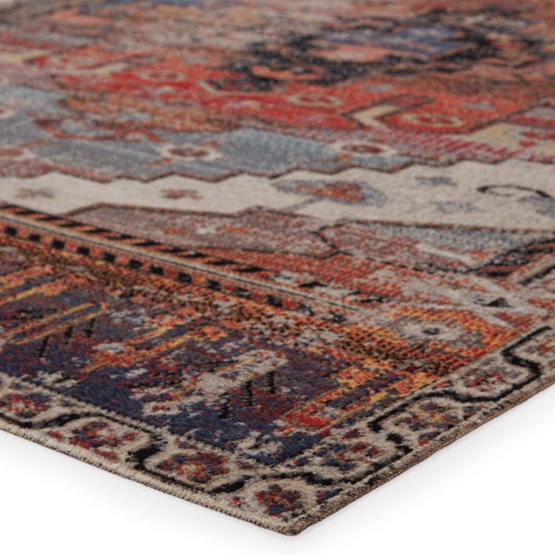 Haden Indoor/Outdoor Soft Power-Loomed Oriental Area Rug by Jaipur Living, Rectangle 5'3" x 7'6"