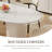 70.87" Beige Writing Desk, Glossy White Sintered Stone Tabletop, Executive Desk,Oval Office Desk