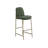 Orion Wooden Frame & Metal Base, Upholstered Barstool-106755636-106755640