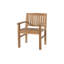 Ensemble de salle à manger 9 pièces en teck avec table d'extension Huntington Sunbrella-73896551