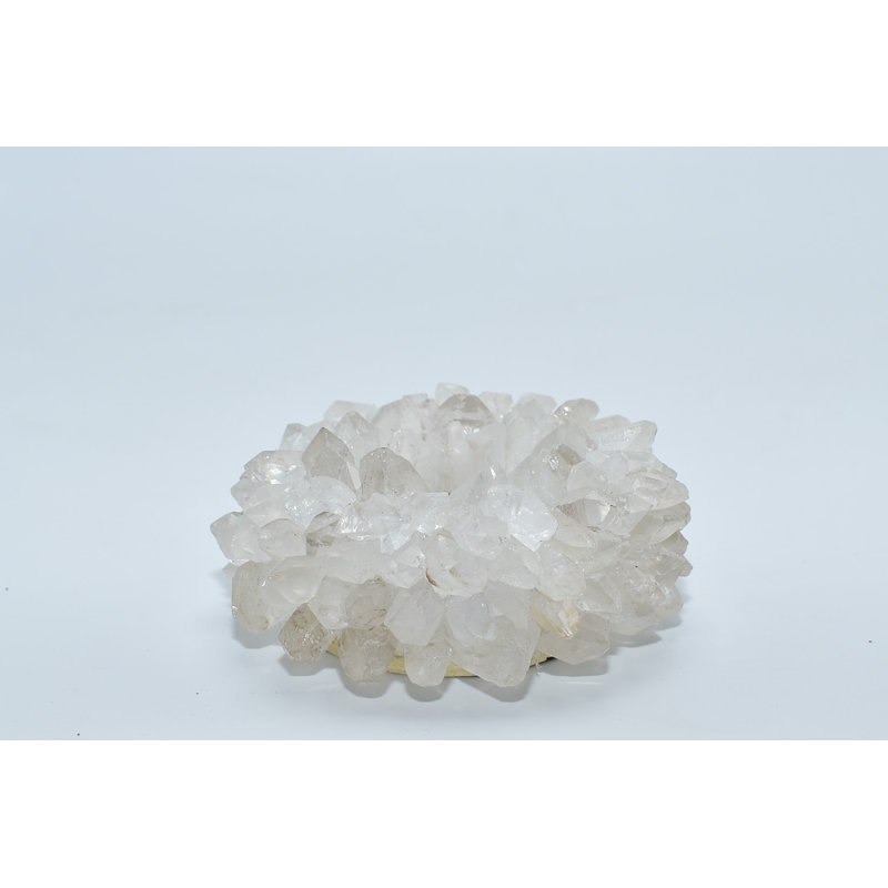 Stone Tabletop Votive Holder, Quartz