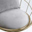 Chaise de bar en velours Peacock Blue