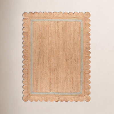 Inaki Hand-Woven Geometric Jute Rug