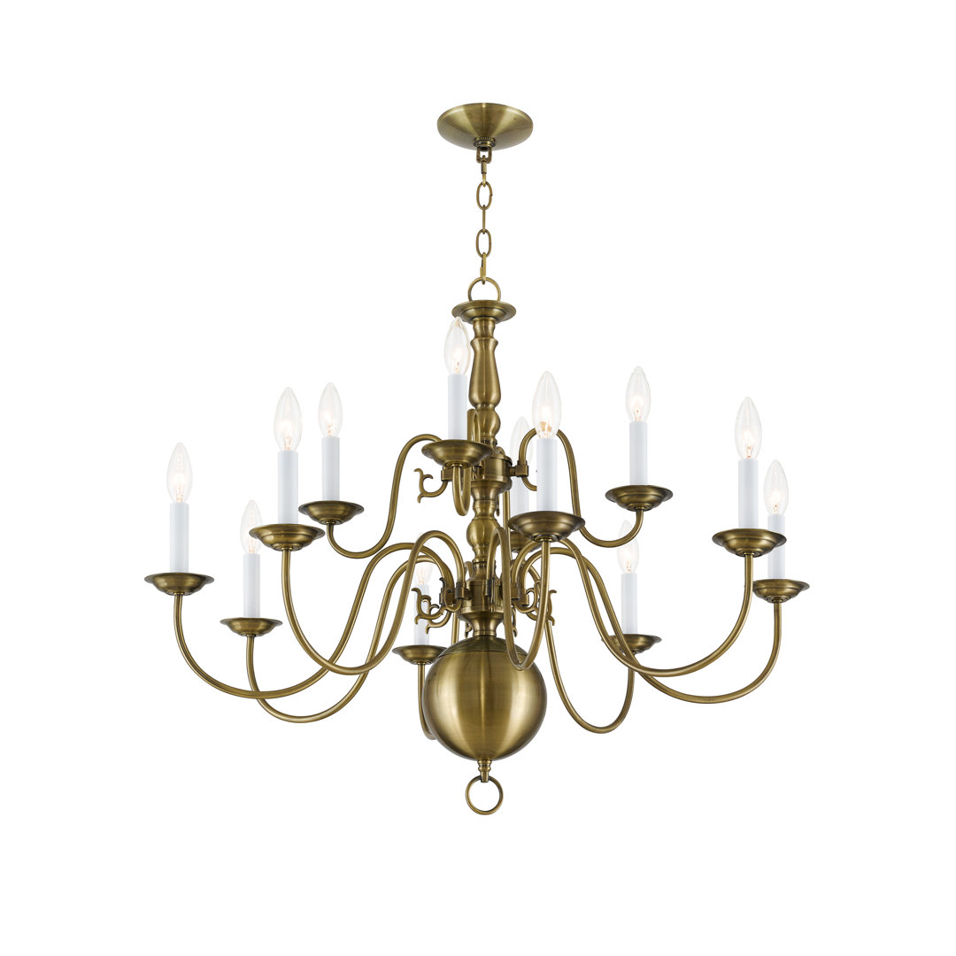 Benedetto 12 - Light Chandelier Lark Manor™ 