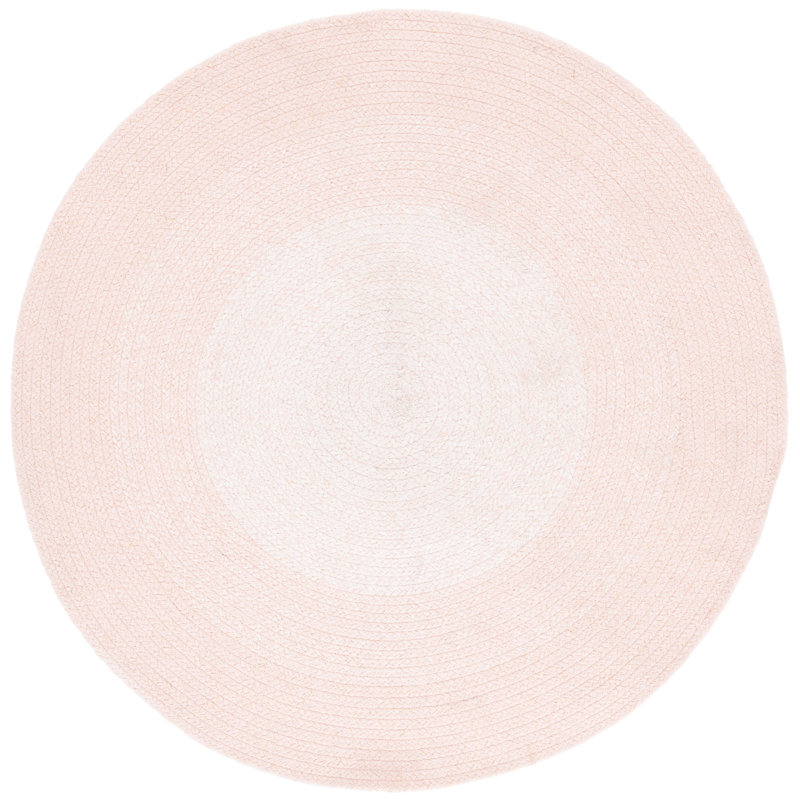 Rindge Hand Woven Cotton Rug, Round 3'