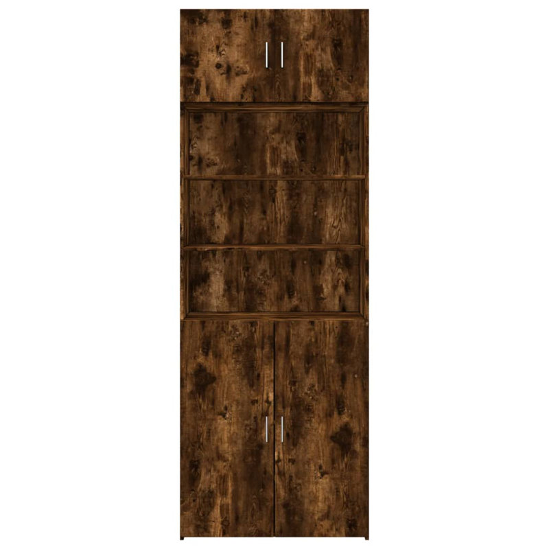 Anshu 225cm Kitchen Pantry, Smoked Oak