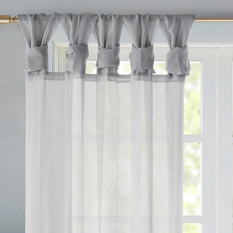 Paire de fenêtres transparentes Twist Tab, L 50,05 po x L 84,05 po