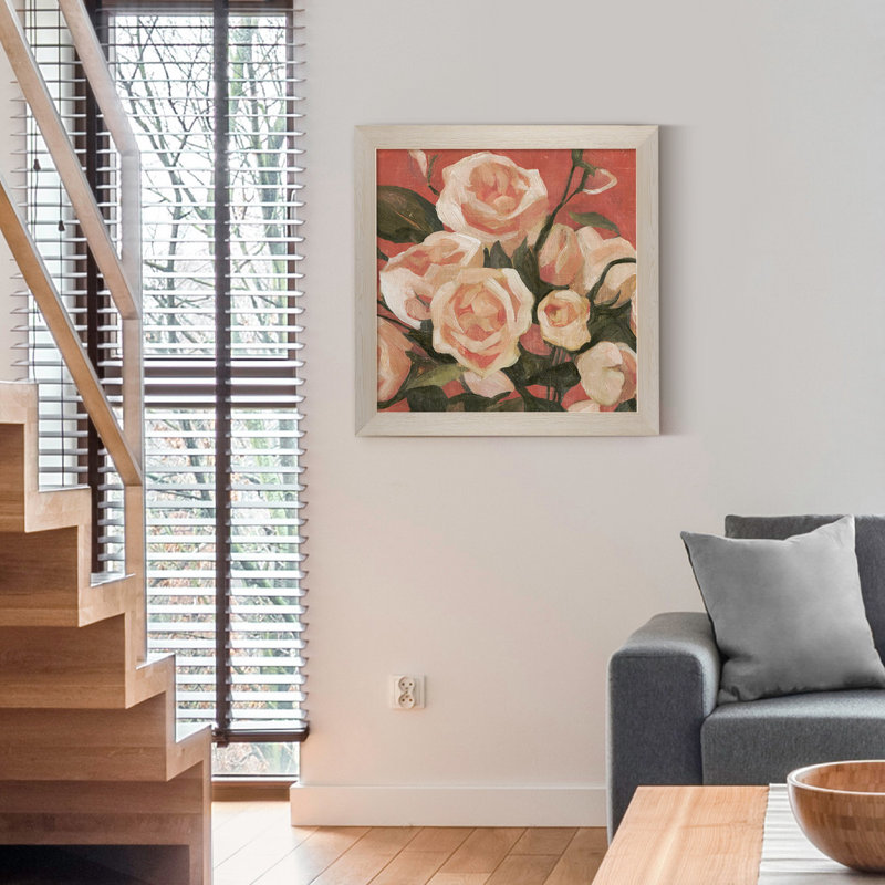 Dandelion Whisper II-impression de cadre photo, H 35,5 po x l 35,5 po x P 1,5 po, Toile avec cadre blanc
