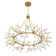 Once 8-Light Chandelier in Spun Gold by Breegan Jane