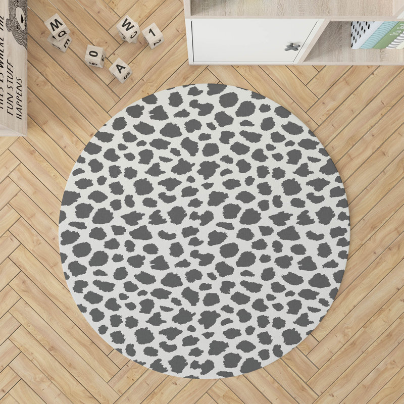 Animal Splat Activity Mat, Ivory/Charcoal