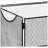 Collapsible Desktop Tub File, Letter-Size File Organizer, Durable Steel Mesh Desk Storage