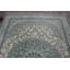 Tapis persan bleu en laine patchwork de 77,6 x 109,4 pouces