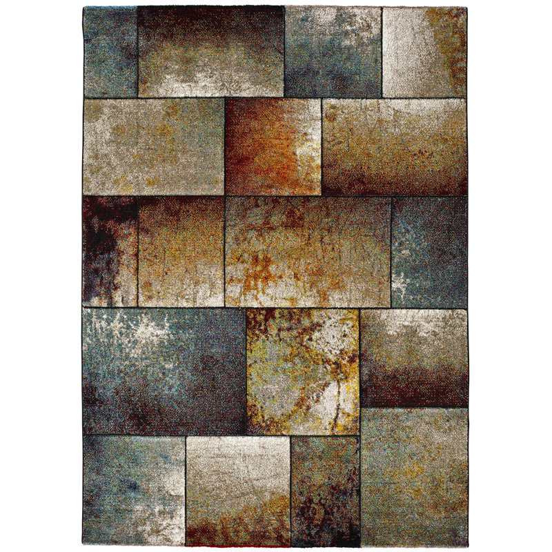 Guajardo Geometric Area Rug, Rectangle 160 x 230cm