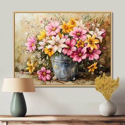 Décoration murale Country Chic Floral Mix Bouquet I - Bouquets assortis
