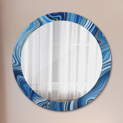 Huldar Glass Flat Wall Mirror