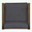 Ensemble de 2 chaises longues de patio avec pieds robustes et coussin moelleux-1161672121-1161672118