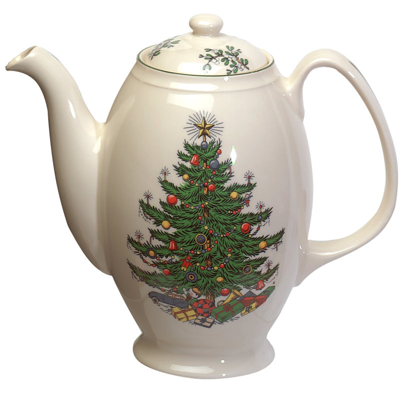 Coffeepot traditionnel arbre de noël original