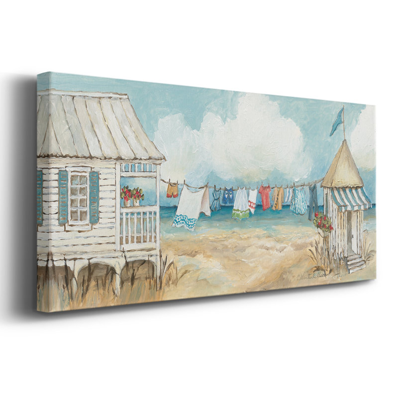 Fresh Laundry I- Gallery Wrapped Canvas -Ready to Hang, 12" H x 30" W