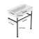 Kichae 17'' Ceramic Rectangular Bathroom Sink with Overflow