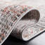 Tapis rouille / gris Vogue 117-954703051