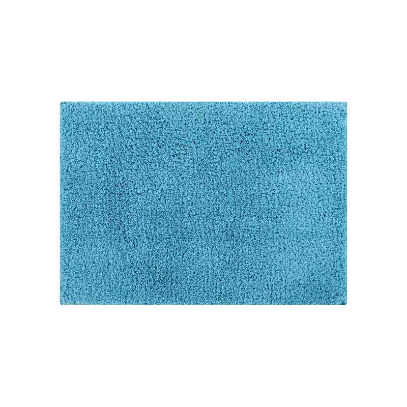 Tapis de salle de bain Micro, Rectangle 17 po x 24 po, Bleu