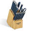 Granitestone Pro Nutriblade 14 Piece Stainless Steel Black Knife Set With Wooden Block-88499592