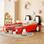 Lit plateforme simple avec roulettes-809512744