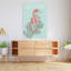 Whimsical Seahorse Ocean by Annick - Wrapped Canvas Print-1398932487