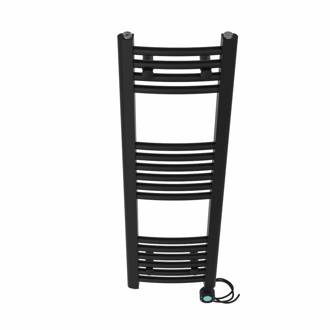 Curved Prefilled Electric Heated Towel Rail
