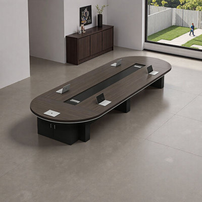 Table de conférence de luxe moderne avec rangement