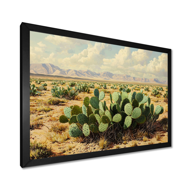 Koua - Floral Large Wall Art, H 30 po x l 40 po, Cadre simple, Noir, noir, noir, noir