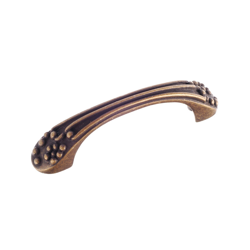 Expression 3" Center to Center Arch Pull, Burnished Brass