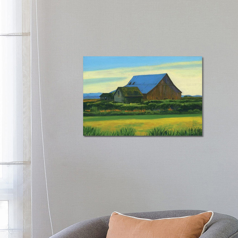 Skagit Valley Barn IV by Stacey Neumiller - Wrapped Canvas Gallery-Wrapped Canvas Giclée, 66.04 cm H x 45.72 cm W x 1.91 cm D