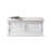  White Retro Style Wood Upholstered Entryway Fabric Storage Shoe Bench-111820587