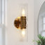 1- Light 13.4' H Iron Wall Sconce