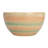 Round Terra-Cotta Bowl Set With Abstract Designs