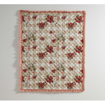 Greenland Home Fashions Wheatley Throw – 50" x 60" Reversible Patchwork Polyester Quilted Blanket