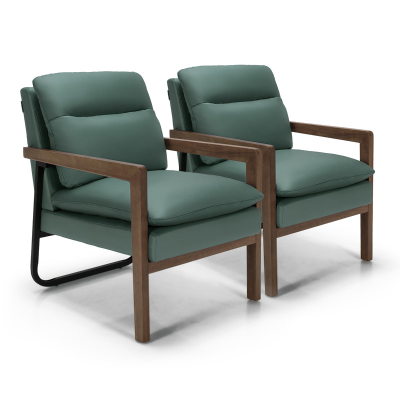 Fauteuil l 26,5 po, Lin vert