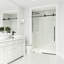 Porte de douche coulissante sans cadre Elan E-Class l 60-64 "x H 76" avec verre transparent 3/8 "-50553425