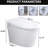 Ceramic Smart Toilet, Heated Seat, Blackout Flush, Side Knob Flush. 27.06In Depth, 90.84Lb Weight, Night , Auto Flush Self-Cleaning Nozzle Pre-Wet, . Ceramic, 15.81In Width, Weight