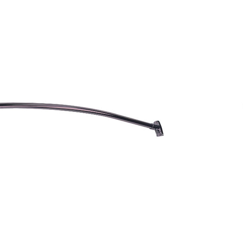 60'' Oil Rubbed Bronze Curved Stainless Steel Shower Rod