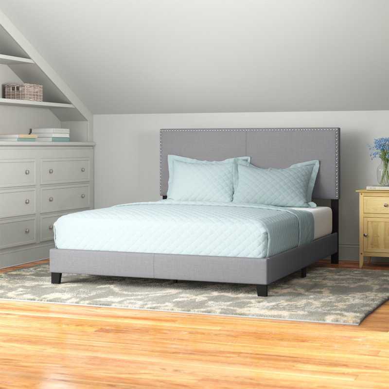 Parishville Upholstered Low Profile Standard Bed, Queen