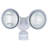 2 - Head Hardwired Dusk to Dawn Outdoor Security Flood Light with Motion Sensor and Timer-86691169