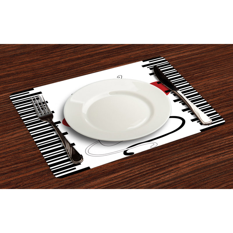 Ismay Cats Romantic Couple Pet Kitten Placemat